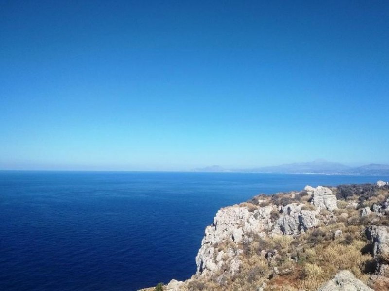 Kokkino Chorio Riesiges Grundstück am Meer mit Panoramablick Grundstück kaufen